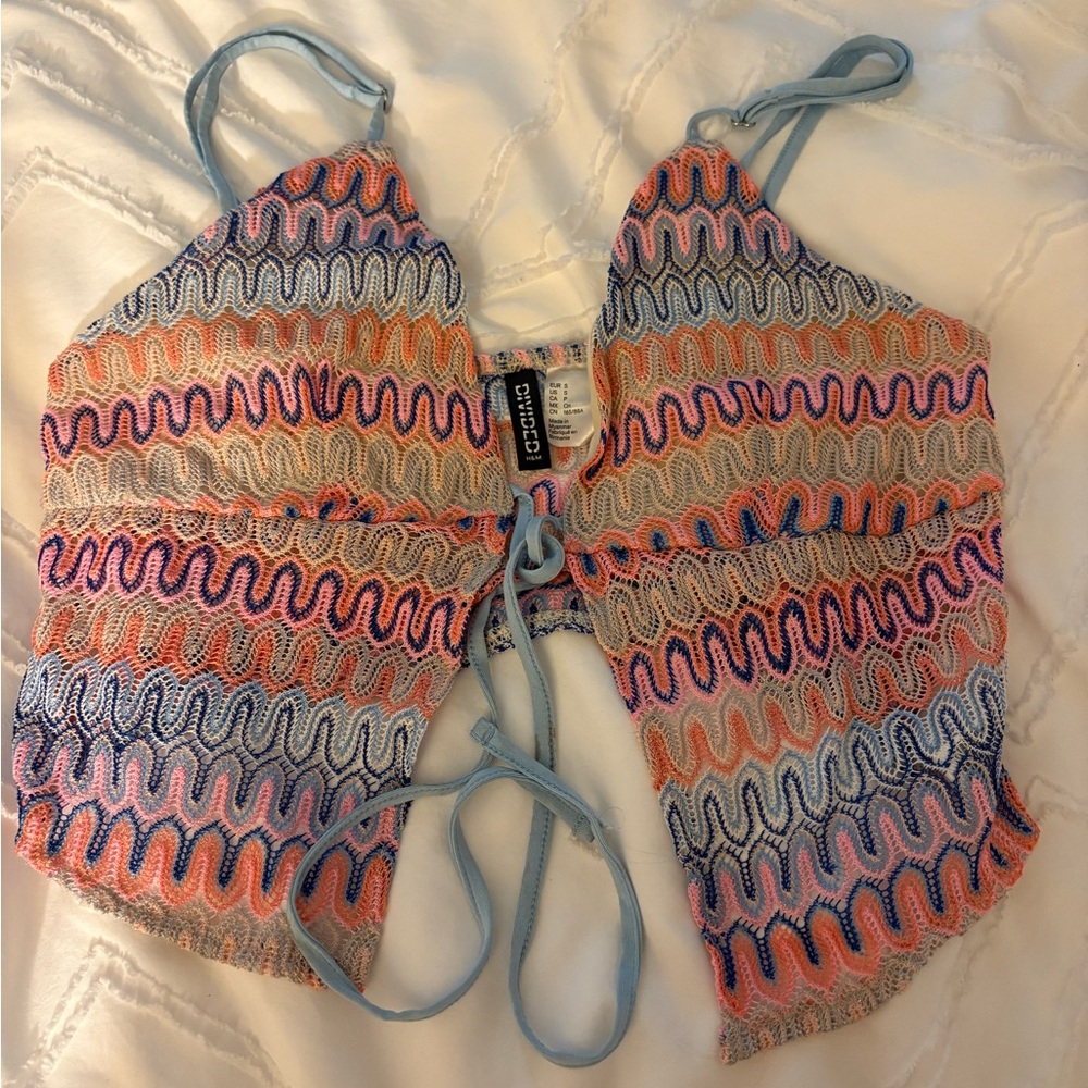 H&M multi-coloured tank top